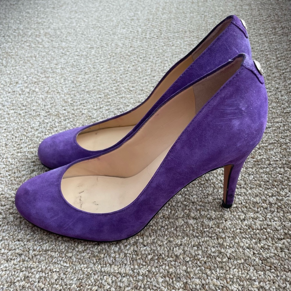 Ivanka Trump Purple Suede Pumps Size 7